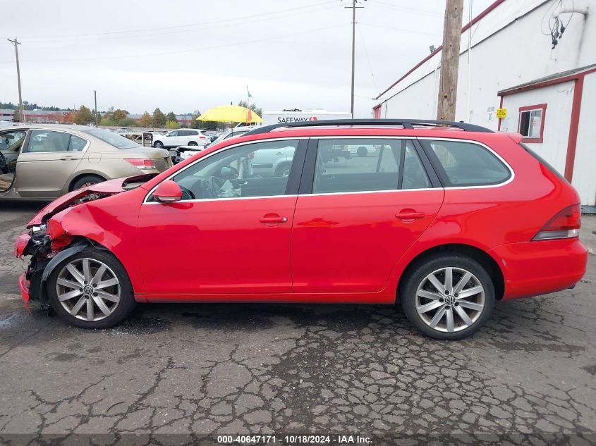 2012 Volkswagen Jetta Sportwagen 2.5L Se VIN: 3VWPP7AJ4CM623985 Lot: 40647171