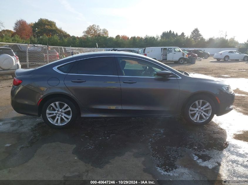 2016 Chrysler 200 Limited VIN: 1C3CCCAB2GN101323 Lot: 40647246