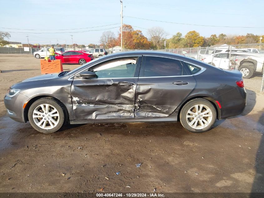 2016 Chrysler 200 Limited VIN: 1C3CCCAB2GN101323 Lot: 40647246