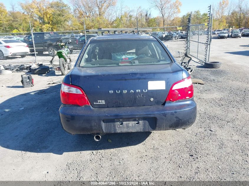 2005 Subaru Impreza 2.5Rs VIN: JF1GD675X5H501029 Lot: 40647266