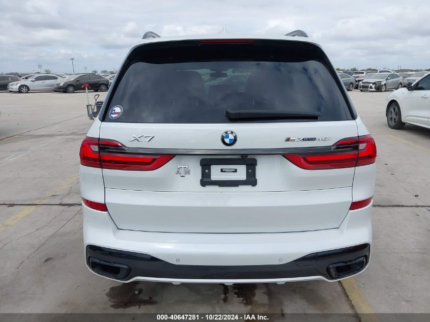 2022 BMW X7 xDrive40I VIN: 5UXCW2C00N9K15642 Lot: 40647281