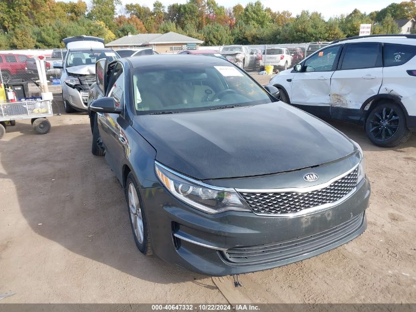 2016 Kia Optima Lx VIN: 5XXGT4L34GG037693 Lot: 40647332