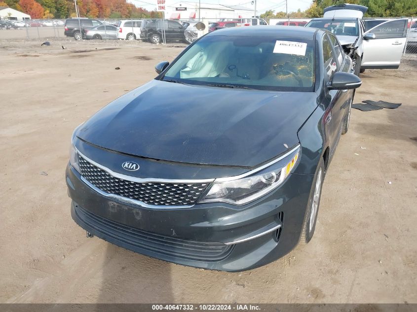 2016 Kia Optima Lx VIN: 5XXGT4L34GG037693 Lot: 40647332