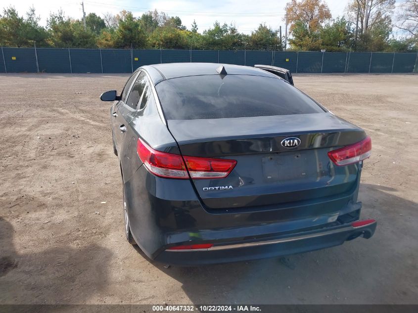 2016 Kia Optima Lx VIN: 5XXGT4L34GG037693 Lot: 40647332