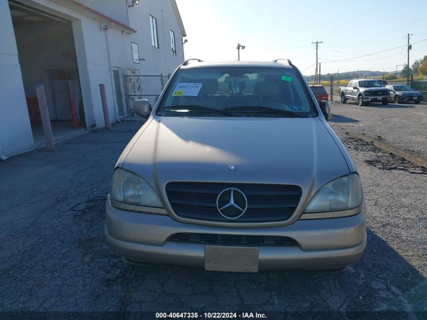 2001 Mercedes-Benz Ml 320 VIN: 4JGAB54E51A257227 Lot: 40647335