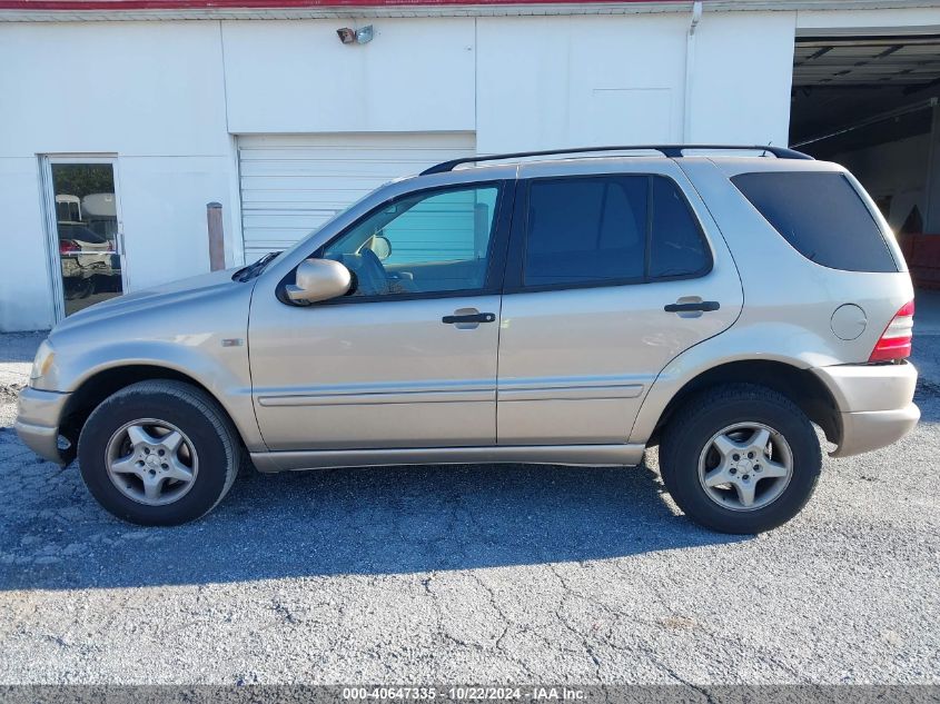 2001 Mercedes-Benz Ml 320 VIN: 4JGAB54E51A257227 Lot: 40647335