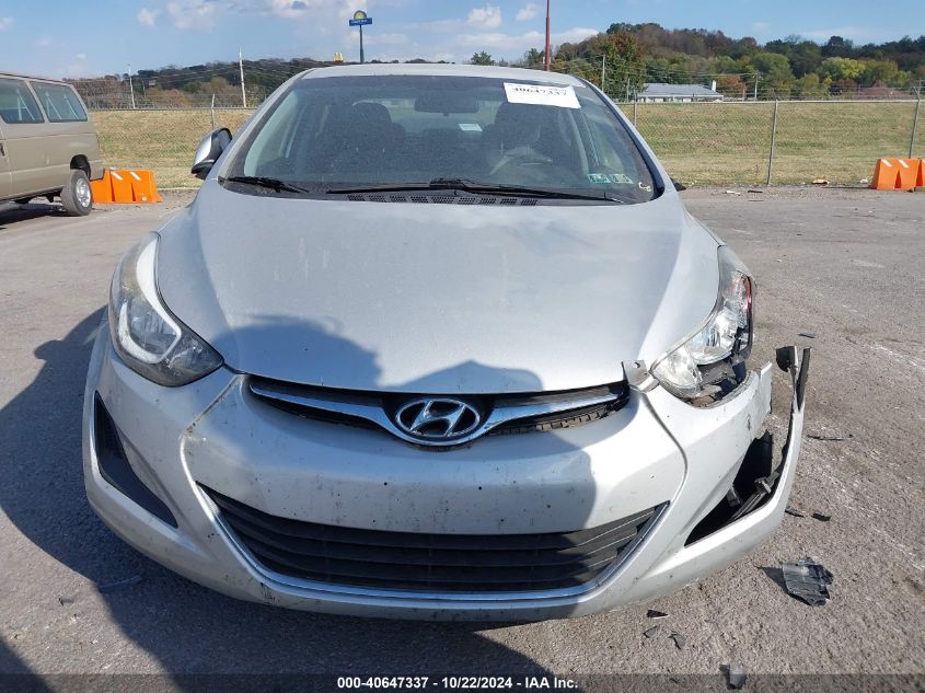 2016 Hyundai Elantra Se VIN: 5NPDH4AEXGH734072 Lot: 40647337