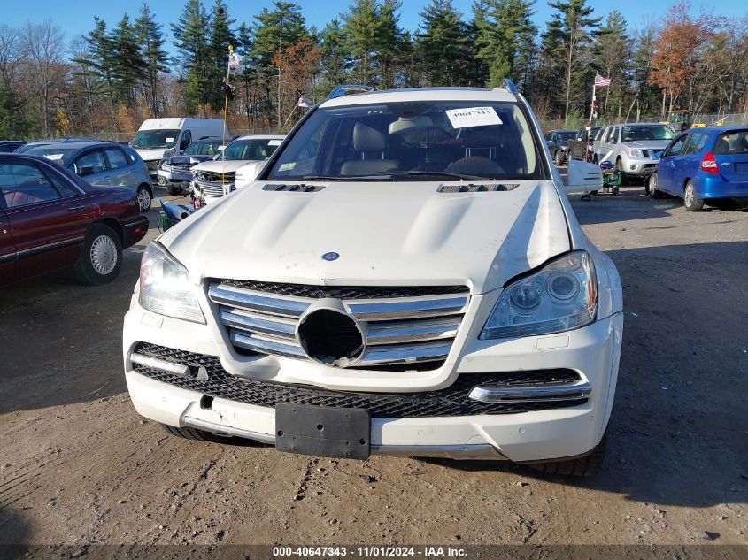 2012 Mercedes-Benz Gl 550 4Matic VIN: 4JGBF8GE7CA785165 Lot: 40647343