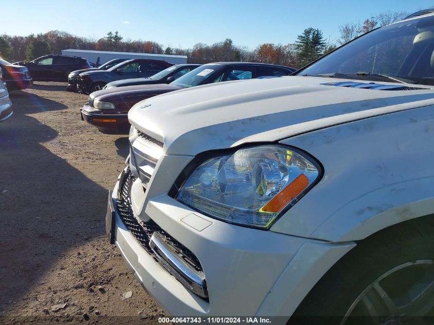 2012 Mercedes-Benz Gl 550 4Matic VIN: 4JGBF8GE7CA785165 Lot: 40647343