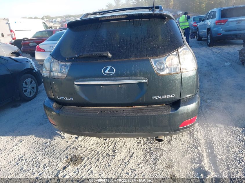 2007 Lexus Rx 350 Base (A5) VIN: 2T2GK31UX7C010977 Lot: 40647380