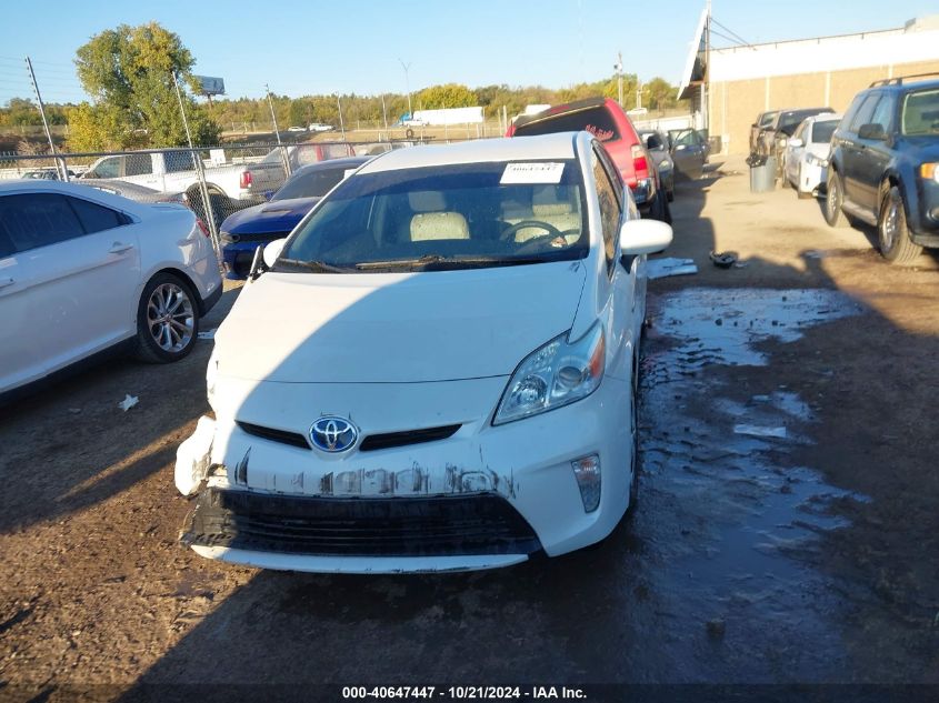 2012 Toyota Prius VIN: JTDKN3DU2C5452788 Lot: 40647447