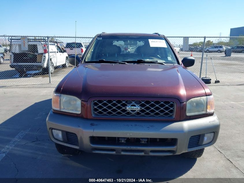 2000 Nissan Pathfinder Le/Se/Xe VIN: JN8AR07Y1YW412737 Lot: 40647453