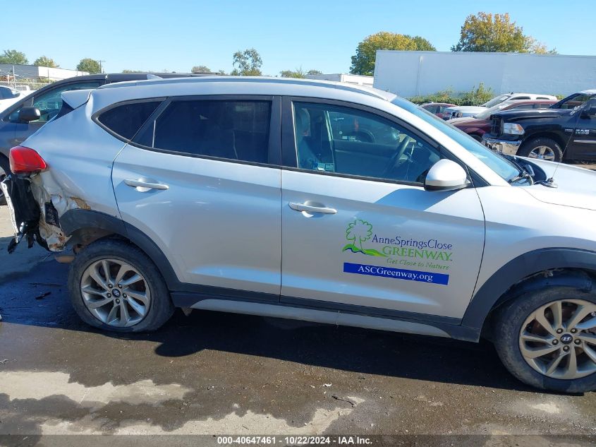 2018 Hyundai Tucson Sel VIN: KM8J3CA4XJU681952 Lot: 40647461