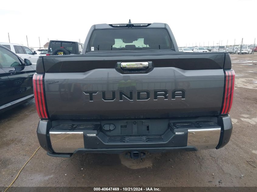 2022 Toyota Tundra Crewmax Platinum/Crewmax 1794 VIN: 5TFMC5AB1NX001274 Lot: 40647469