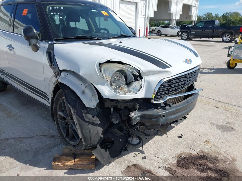 2013 Mini Cooper S Countryman VIN: WMWZC3C51DWP22908 Lot: 40647479