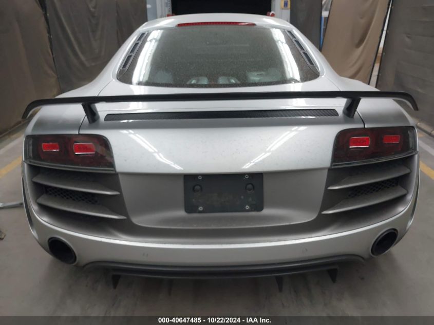 2012 Audi R8 Gt VIN: WUA9NAFG0CN900314 Lot: 40647485