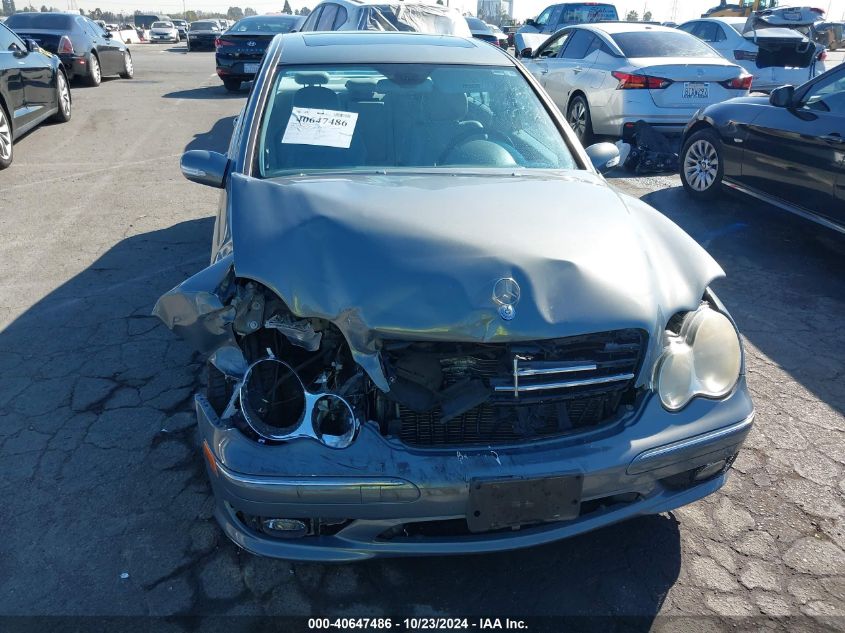 2006 Mercedes-Benz C 230 Sport VIN: WDBRF52H86F829019 Lot: 40647486