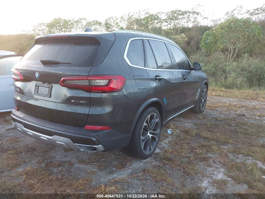 2020 BMW X5 Sdrive40I VIN: 5UXCR4C02LLT19505 Lot: 40647531