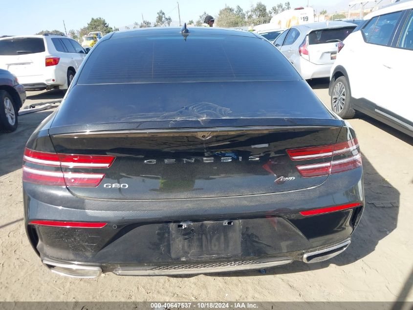 2024 Genesis G80 2.5T Awd VIN: KMTGA4SC5RU221627 Lot: 40647537