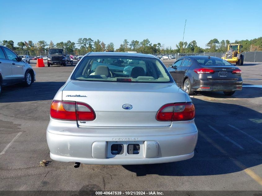 2001 Chevrolet Malibu VIN: 1G1ND52J31M672201 Lot: 40647539