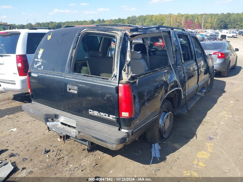 1999 Chevrolet Suburban 1500 Lt VIN: 1GNEC16RXXJ406355 Lot: 40647542