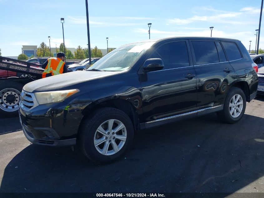 2012 Toyota Highlander VIN: 5TDZA3EH6CS024566 Lot: 40647546