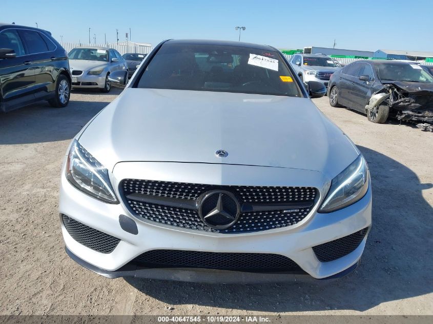 2017 Mercedes-Benz C 43 4Matic Amg VIN: 55SWF6EB4HU195036 Lot: 40647545