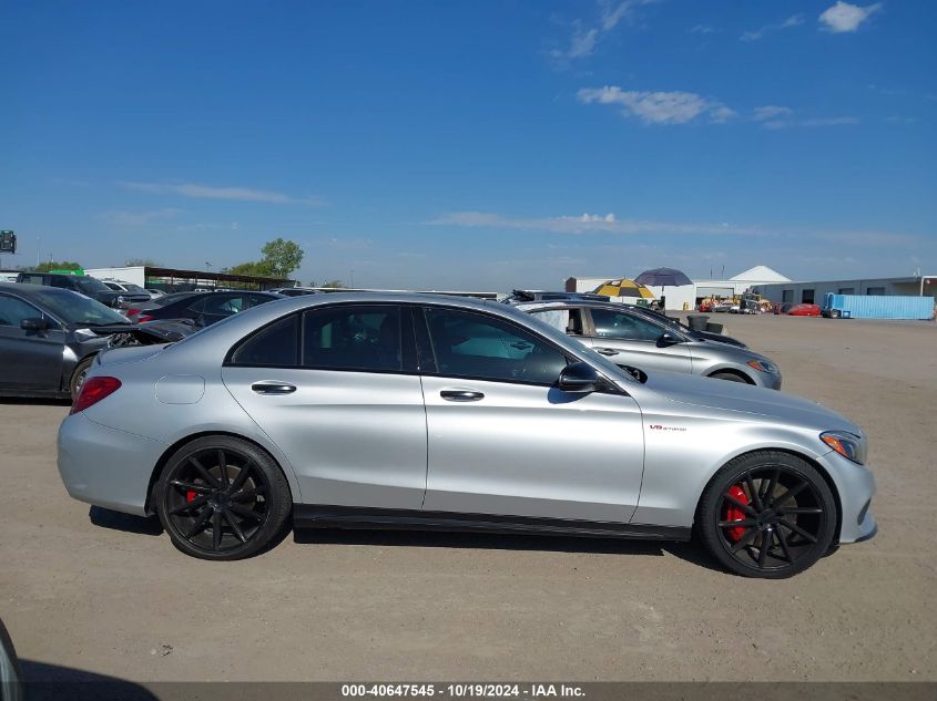 2017 Mercedes-Benz C 43 4Matic Amg VIN: 55SWF6EB4HU195036 Lot: 40647545