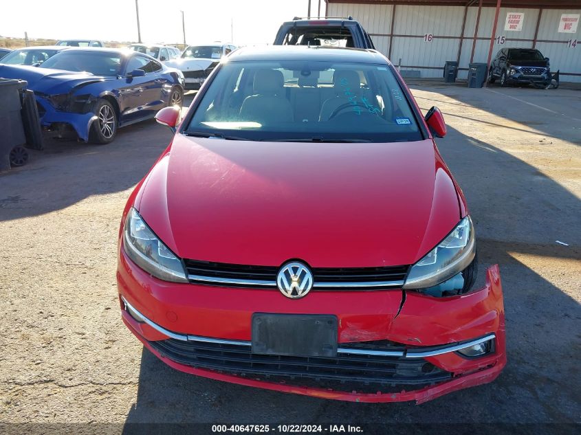 2018 Volkswagen Golf Tsi S/Tsi Se VIN: 3VWG17AU5JM265059 Lot: 40647625