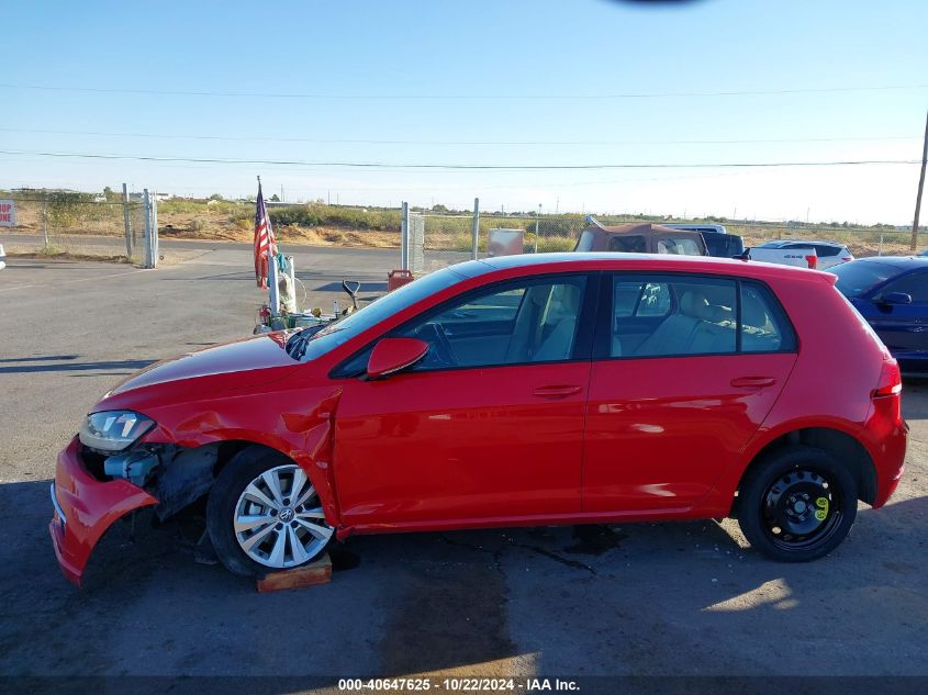 2018 Volkswagen Golf Tsi S/Tsi Se VIN: 3VWG17AU5JM265059 Lot: 40647625