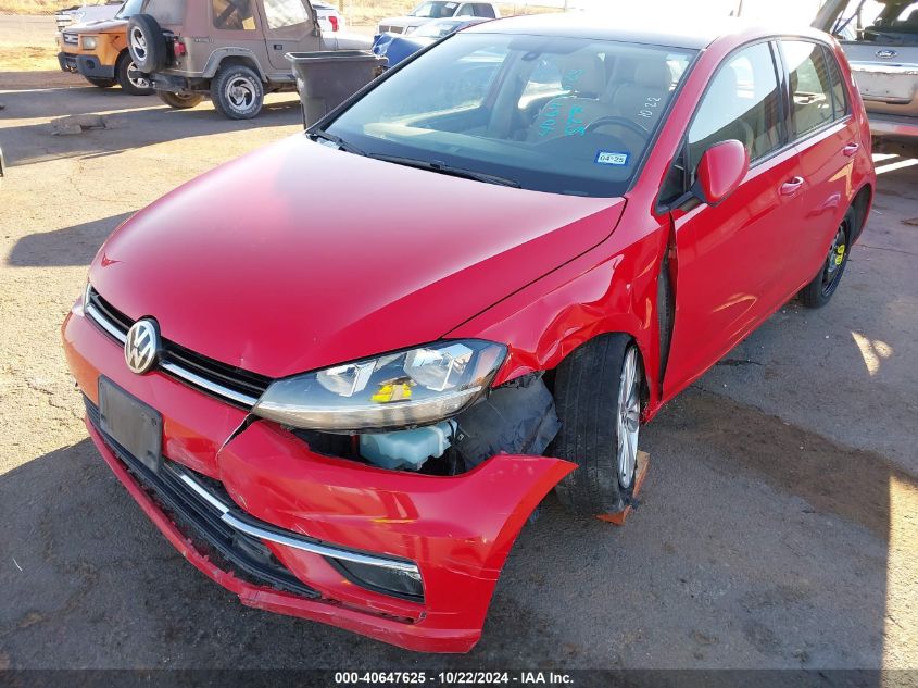 2018 Volkswagen Golf Tsi S/Tsi Se VIN: 3VWG17AU5JM265059 Lot: 40647625