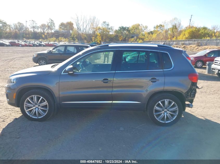 2014 Volkswagen Tiguan Sel VIN: WVGBV3AX7EW583366 Lot: 40647652