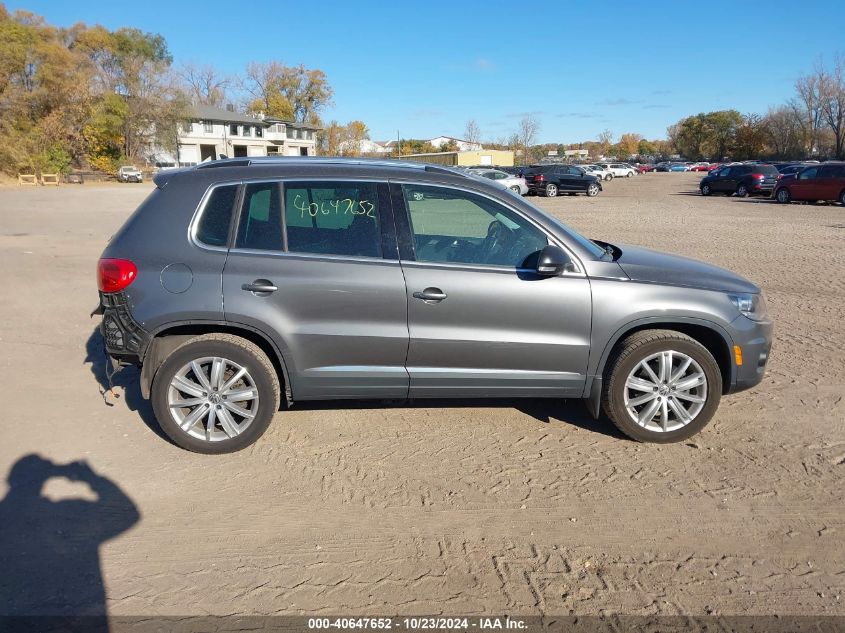 2014 Volkswagen Tiguan Sel VIN: WVGBV3AX7EW583366 Lot: 40647652