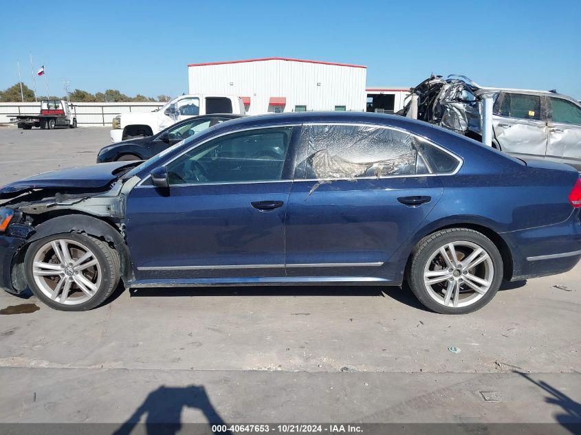 2015 Volkswagen Passat Sel VIN: 1VWCV7A35FC095806 Lot: 40647653