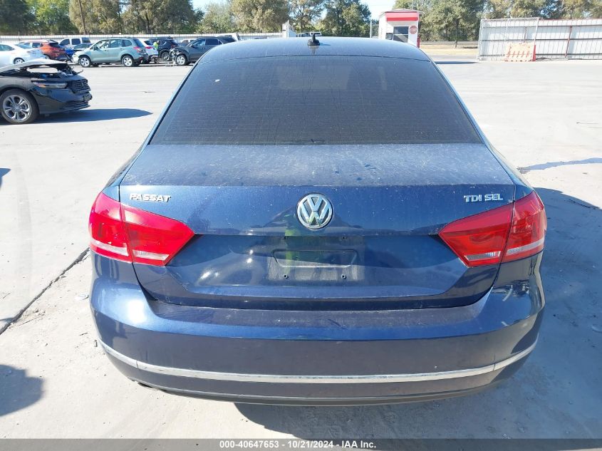 2015 Volkswagen Passat Sel VIN: 1VWCV7A35FC095806 Lot: 40647653