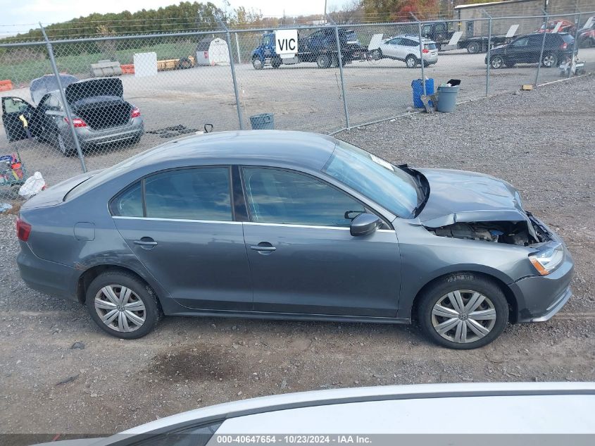 2017 Volkswagen Jetta 1.4T S VIN: 3VW2B7AJ8HM260655 Lot: 40647654