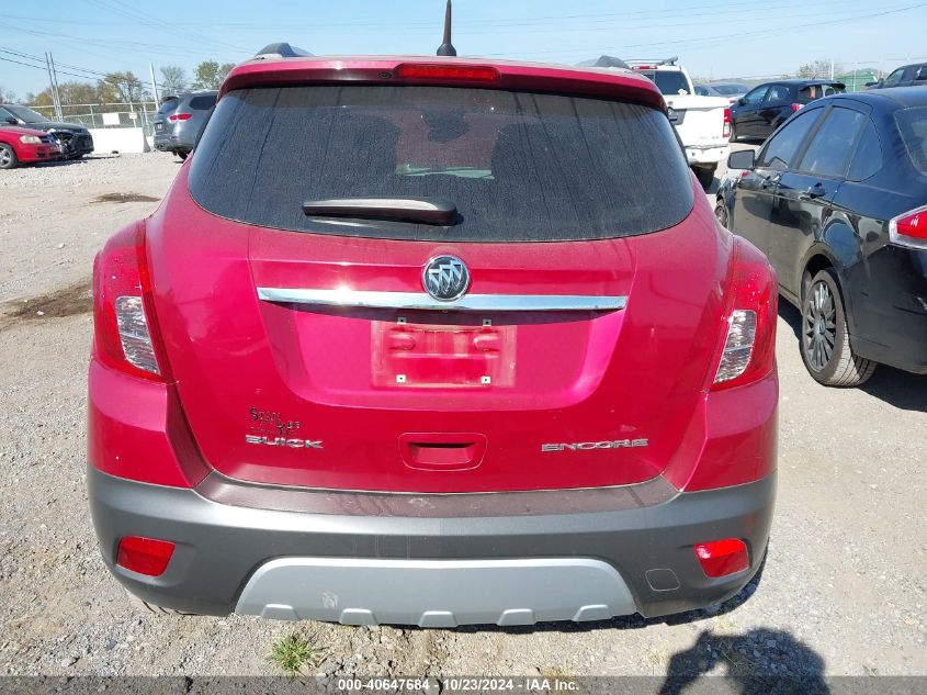 2014 Buick Encore Convenience VIN: KL4CJBSB0EB780382 Lot: 40647684