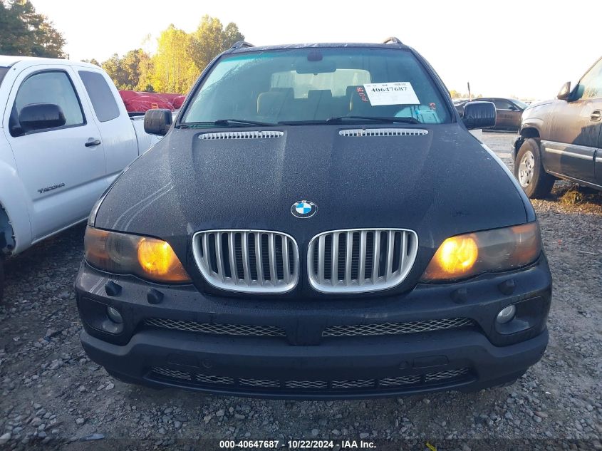 2006 BMW X5 4.4I VIN: 5UXFB53576LV22655 Lot: 40647687