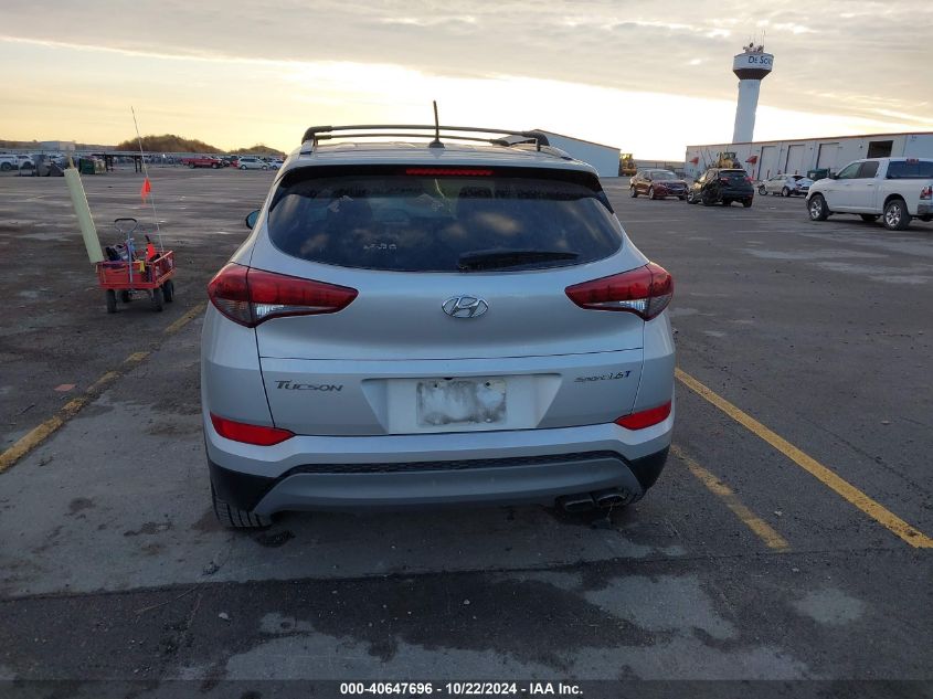 2017 Hyundai Tucson Sport VIN: KM8J33A24HU563971 Lot: 40647696