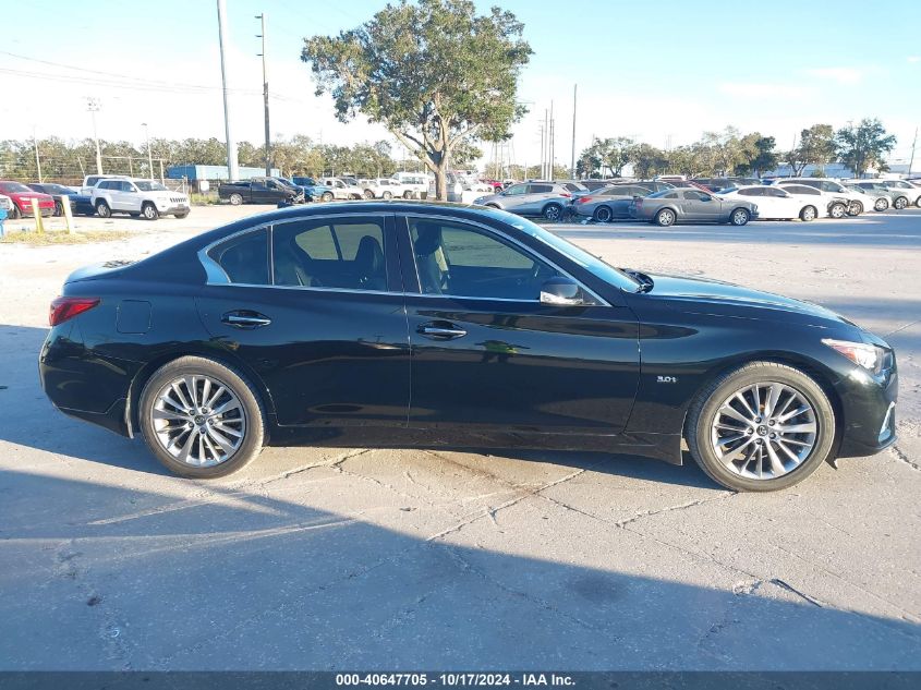 2019 Infiniti Q50 3.0T Luxe VIN: JN1EV7AP5KM516297 Lot: 40647705