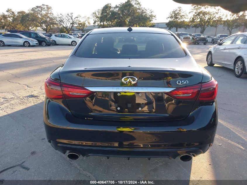 2019 Infiniti Q50 3.0T Luxe VIN: JN1EV7AP5KM516297 Lot: 40647705