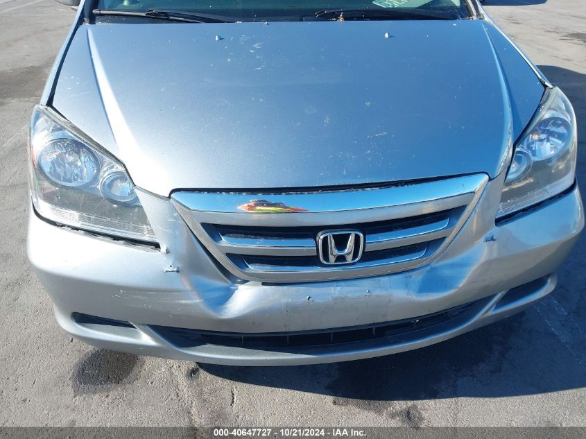 2006 Honda Odyssey Ex VIN: 5FNRL38436B095235 Lot: 40647727