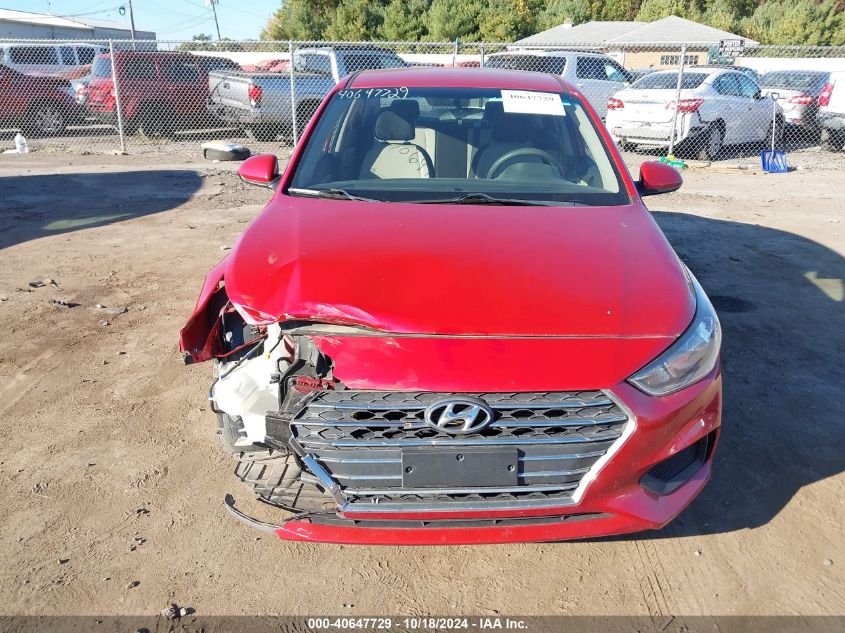 2019 Hyundai Accent Se VIN: 3KPC24A3XKE044380 Lot: 40647729