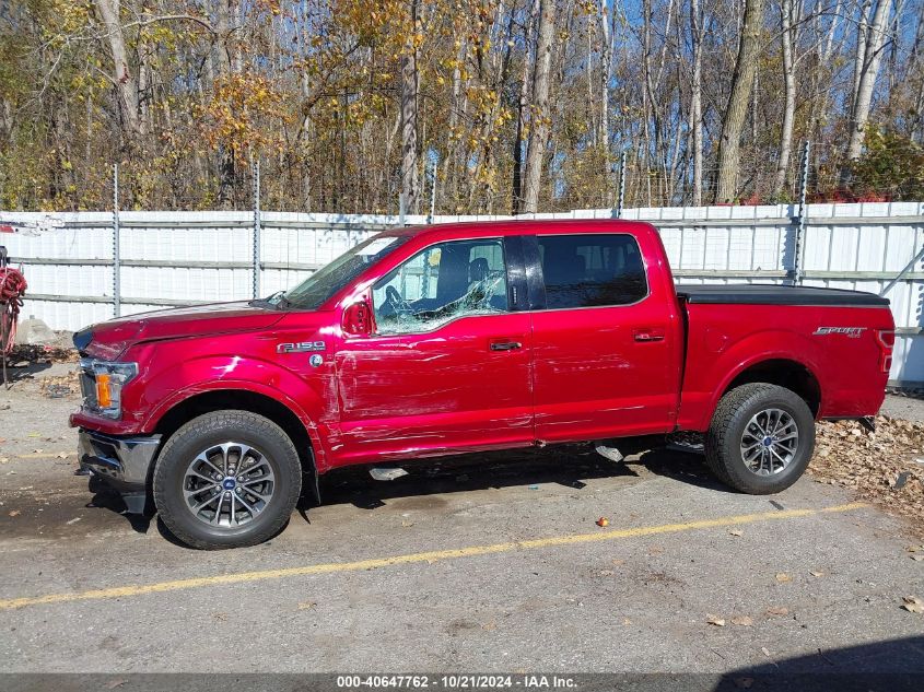 2018 Ford F150 Supercrew VIN: 1FTEW1EG8JFA61353 Lot: 40647762