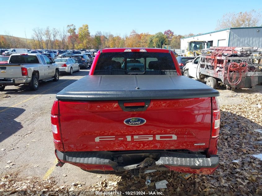 2018 Ford F150 Supercrew VIN: 1FTEW1EG8JFA61353 Lot: 40647762