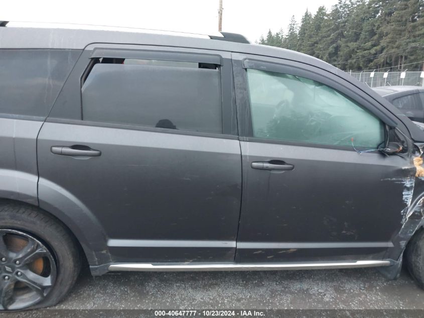 2018 Dodge Journey Crossroad Awd VIN: 3C4PDDGG9JT269499 Lot: 40647777