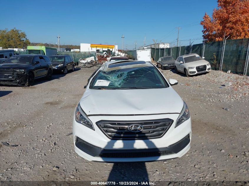 2016 Hyundai Sonata Sport VIN: 5NPE34AFXGH369338 Lot: 40647778