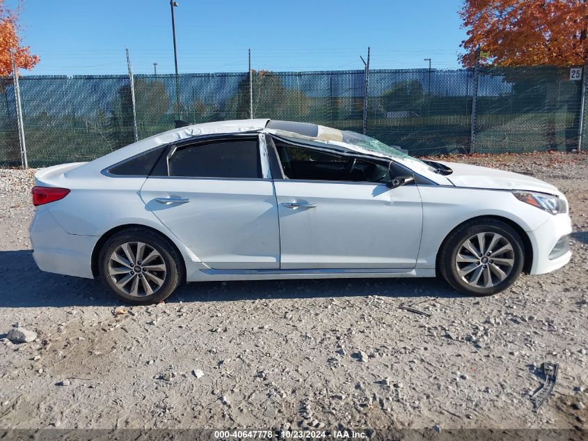 2016 Hyundai Sonata Sport VIN: 5NPE34AFXGH369338 Lot: 40647778