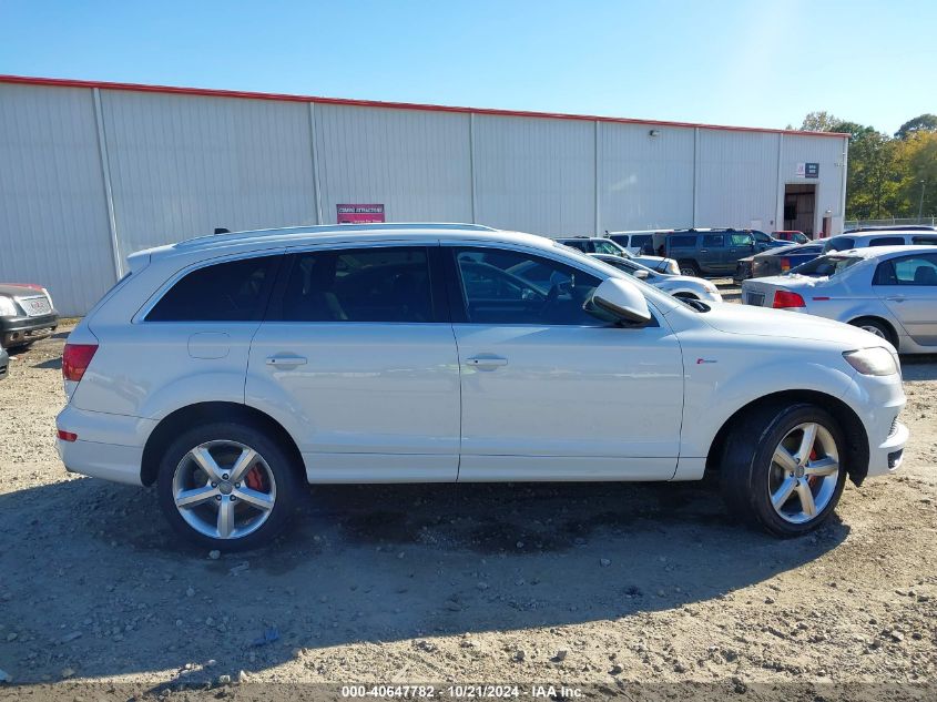 2013 Audi Q7 3.0T S Line Prestige VIN: WA1DGAFE1DD008798 Lot: 40647782