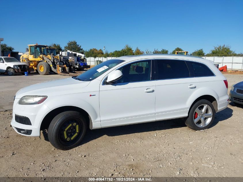 2013 Audi Q7 3.0T S Line Prestige VIN: WA1DGAFE1DD008798 Lot: 40647782